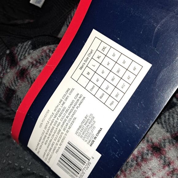 SALE!! NWT- 2XL Mission Ridge Pajama 2 Pc Set Long Sleeve Top Fleece PJ's - Picture 8 of 8